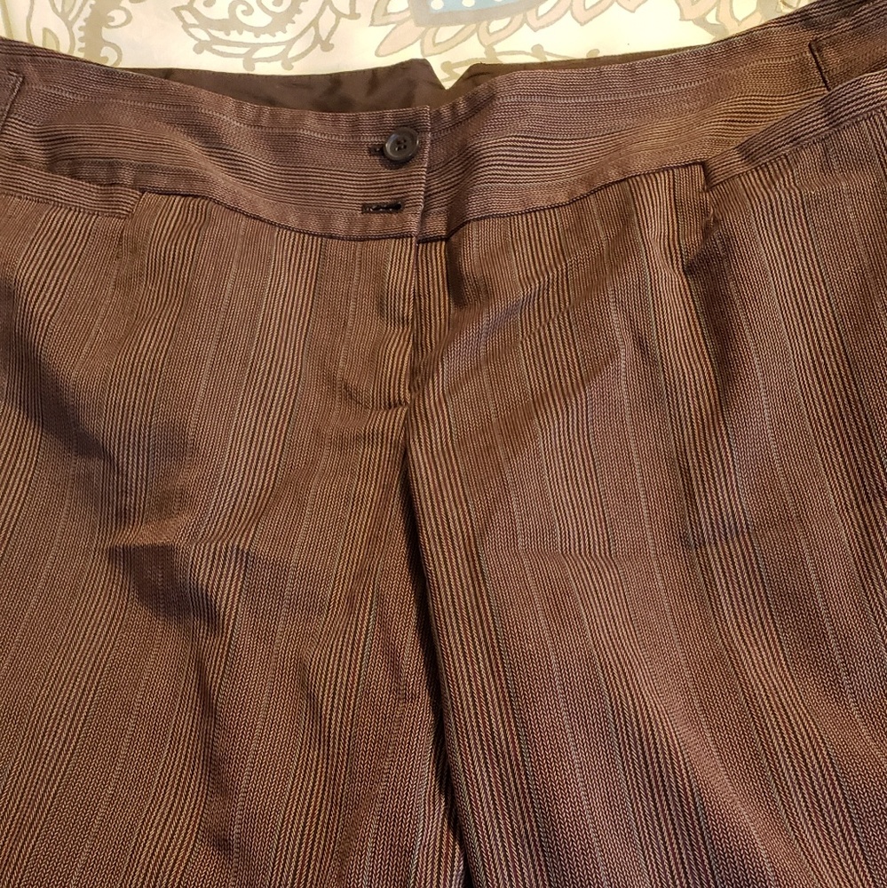 Brown dress capris